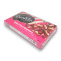 Milk and white chocolate covered raspberry bullets by Darrell Lea in a shareable gift box, available at The Professors Online Lolly Shop.
