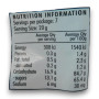 Nutritional information of Vidal - Chunky Funkeez - Blue Raspberry Slices (140g bag).