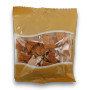 Cooks Confectionery Peanut Brittle 135g bag showing crunchy brittle pieces, stocked at The Professors Online Lolly Shop. Cooks Confectionery Peanut Brittle 135g bag showing crunchy brittle pieces, stocked at The Professors Online Lolly Shop.