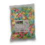 Juicy Jelly Sour Mushrooms 1kg bag with colourful mushroom-shaped sour lollies from The Professors Online Lolly Shop.