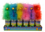Fluffy Chicken Pen with Easter Eggs – 24-piece box featuring colourful novelty pens with feathered chickens and foil-wrapped chocolates