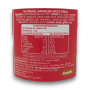 Close-up of Lotus Biscoff Smooth Biscuit Spread 720g jar label and product details, available at The Professors Online Lolly Shop