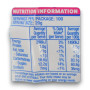 Nutritional information of Big Lolly - Blueberry Clouds (2kg bag).