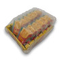Yammiez Fast Food Mallow Sour Fries display tray with 12 marshmallow packs, available at The Professors Online Lolly Shop