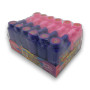 TNT Sour Magic Powder 40g bottles in grape and strawberry flavours, 12-piece tray, available at The Professors Online Lolly Shop.