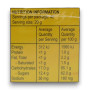 Nutrition information panel for TNT Rip Roll Sour Straps 20g packs from a 40 pack display unit, available at The Professors Online Lolly Shop.