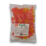 Juicy Jelly Gummy Penguins 1kg bag showing red and yellow penguin-shaped jelly lollies at The Professors Online Lolly Shop.