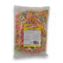 Sweet Treats Sour Worms 1kg bulk bag, multicolour sour gummy worms, available at The Professors Online Lolly Shop.