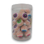 Sweet Treats gummy eye burst novelty sweets in 300g display tub packaging, available at The Professors