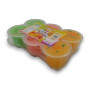 Sweet Treats fruit flavoured pudding cups in sealed 6 pack bundle, ideal for snacks and resale, available at The Professors