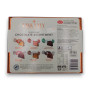 Back of Pink Lady Superfine Chocolate Assortment 200g box showing flavour variety and details, available at The Professors