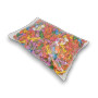Mixed sour fruit flavoured Taffy Town salt water taffy in colourful wrappers inside a 2.3kg bulk bag, available at The Professors