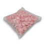 Taffy Town Cran-Raspberry Salt Water Taffy pink swirl confectionery pieces in bulk packaging.
