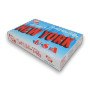 Right angle view of Taffy Town New York salt water taffy 340g souvenir gift box, available at The Professors Online Lolly Shop.