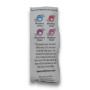 Taffy Town Berries & Cream salt water taffy flavour guide with berry cream flavours, available at The Professors Online Lolly Shop.
