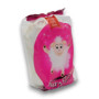 The Fairy Floss King yellow fairy floss in a 65g bag, showcasing its soft and vibrant texture, available at The Professors.