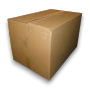 Side view of King Fairy Floss Purple bulk carton containing fifty 65g fairy floss bags, available at The Professors Online Lolly Shop.