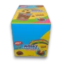 Front view of Juicy Jelly Wacky Clusters Tutti Frutti display box showing colourful gummy clusters, available at The Professors
