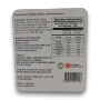 Product label for Juicy Jelly Wacky Clusters Tutti Frutti showing nutrition information, ingredients and barcode, available at The Professors Online Lolly Shop.