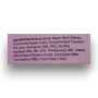 Juicy Jelly Peeled Gummy Passionfruit 120g bag ingredients panel showing passionfruit-flavoured gummy confectionery details
