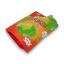 Juicy Jelly Peeled Gummy Green Apple 120g bag showcasing apple-shaped gummy treats with a soft centre