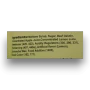 Ingredients label for Juicy Jelly Peeled Gummy Lemon 120g bag showing lemon gummy product details at The Professors