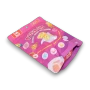 Juicy Jelly Magic Cubes Favourites 120g bag featuring peach, strawberry, kiwi, blueberry, orange and mango flavours