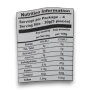 Nutrition information for Juicy Jelly Magic Cubes Favourites assorted jelly cubes, available at The Professors Online Lolly Shop.