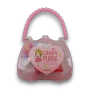 Individual AIT Candy Purse 25g novelty pack showing strawberry flavoured lip gloss and heart-shaped candy