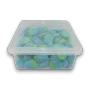 Gummini Jelly Filled Blue Raspberries 1kg tub displaying colourful gummy sweets with soft jelly centres