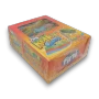 Fini Roller Fizz Crazy display unit containing 16 x 80g rainbow candy belt packs at The Professors Online Lolly Shop.