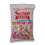 Swizzles Love Hearts 350g bag of individually wrapped fizzy fruit-flavoured sweet rolls at The Professors Online Lolly Shop.
