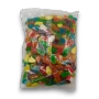 Big Lolly Party Mix 2kg bag with approximately 250 assorted gummy lollies from The Professors Online Lolly Shop.