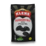 Klene Salty Sugar Free Ovals 110g bag front view showing black oval liquorice pieces at The Professors