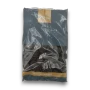 Meenk Bisal Rond Triple Salt 1kg bag front view showing dark round Dutch liquorice discs through the window