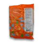 Back of Matthijs Gezoute Zeesterren Salty Licorice Starfish 1kg bag with product and brand information