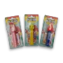 PEZ The Little Mermaid Ariel, Flounder and Sebastian dispensers with two 8.5g candy refill packs each