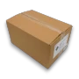 Hugos Chocolates Milk Chocolate Caramel Popcorn 5kg bulk carton viewed from the left at The Professors Online Lolly Shop