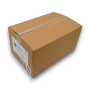 Hugos Chocolates Milk Chocolate Caramel Popcorn 5kg box viewed from the right at The Professors Online Lolly Shop