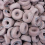 Hugos Chocolates Milk Chocolate Aniseed Rings 5kg showing coated rings and dark chewy centres at The Professors