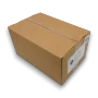 Hugos Chocolates Whirls Caramel 8kg bulk cardboard box viewed from the left at The Professors Online Lolly Shop