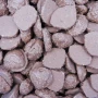Hugos Milk Chocolate Coconut Rough pieces with rustic rounded shapes and textured coconut finish at The Professors