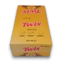 Twix display unit with 20 x 46g chocolate bars, front view of the orange branded carton at The Professors
