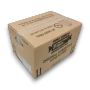 Right angled view of The Confectionery House Milk Choc Honeycomb 8kg box, from The Professors Online Lolly Shop.