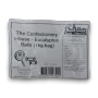 The Confectionery House Eucalyptus Balls 1kg bag label showing nutrition details and Australian-made information.