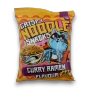 Snaxs Co Curry Ramen Crispy Noodle Snacks 60g bag with cartoon cat and medium heat rating