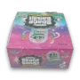 Kidsmania Fruity Space Bandit Bubble Gum Tape display box containing twelve individual 58g cases