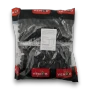 Venco Schoolkrijt Zwart Black Chalk Licorice 1kg bag with importer and nutrition information label