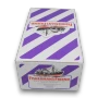 Fisherman's Friend Blackcurrant Menthol 12 x 22g display, back view, available at The Professors Online Lolly Shop