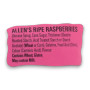 Allens Ripe Raspberries - Ingredients Info - The Professors Online Lolly Shop